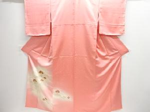 荒波に扇模様付け下げ訪問着